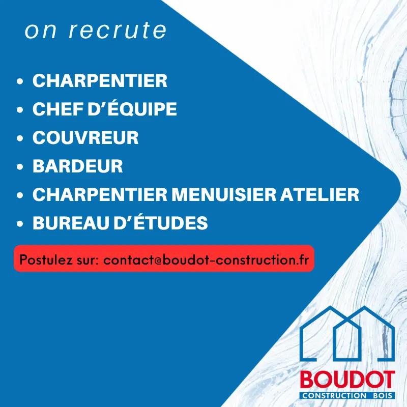 Boudot Construction recrute | Emplois construction bois dans les Hautes-Alpes