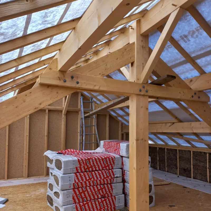 Boudot construction, réalisation d'isolation pour maison, chalet, bâtiment dans les Alpes 05