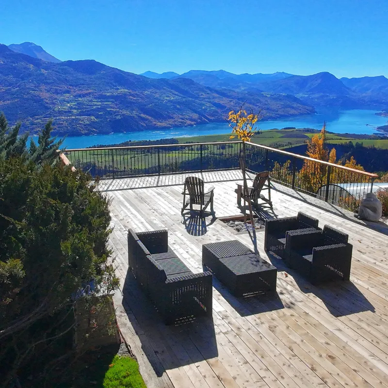 Boudot construction, réalisation de terrasse pour maison, chalet, bâtiment dans les Alpes 05