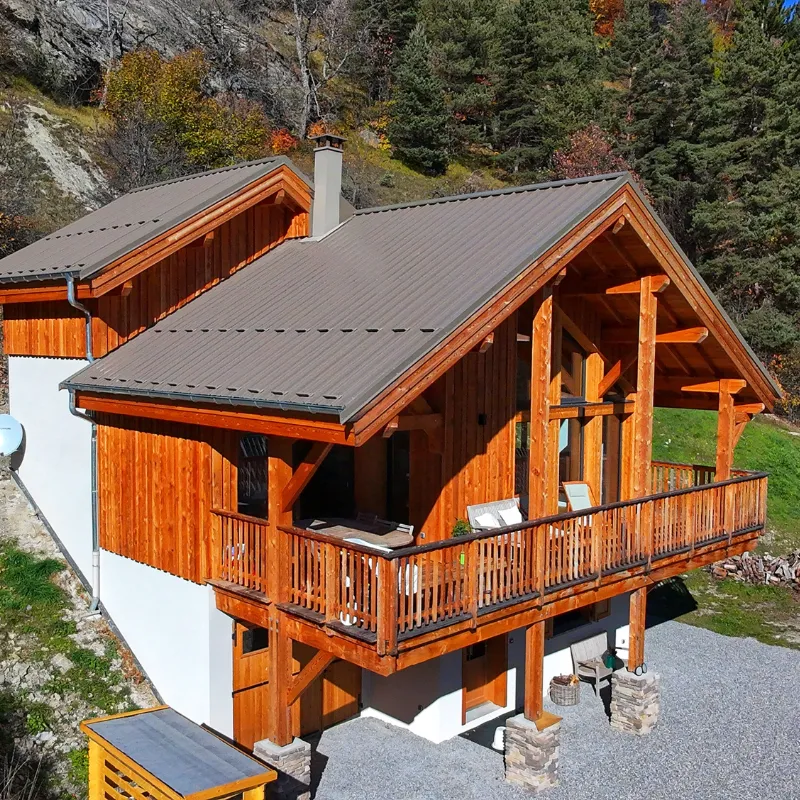 Boudot construction, réalisation de chalet en ossature bois dans les Alpes 05